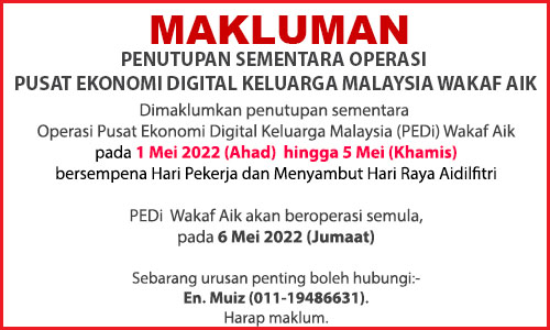 NOTIS PENUTUPAN PEDi AIDILFITI 2022